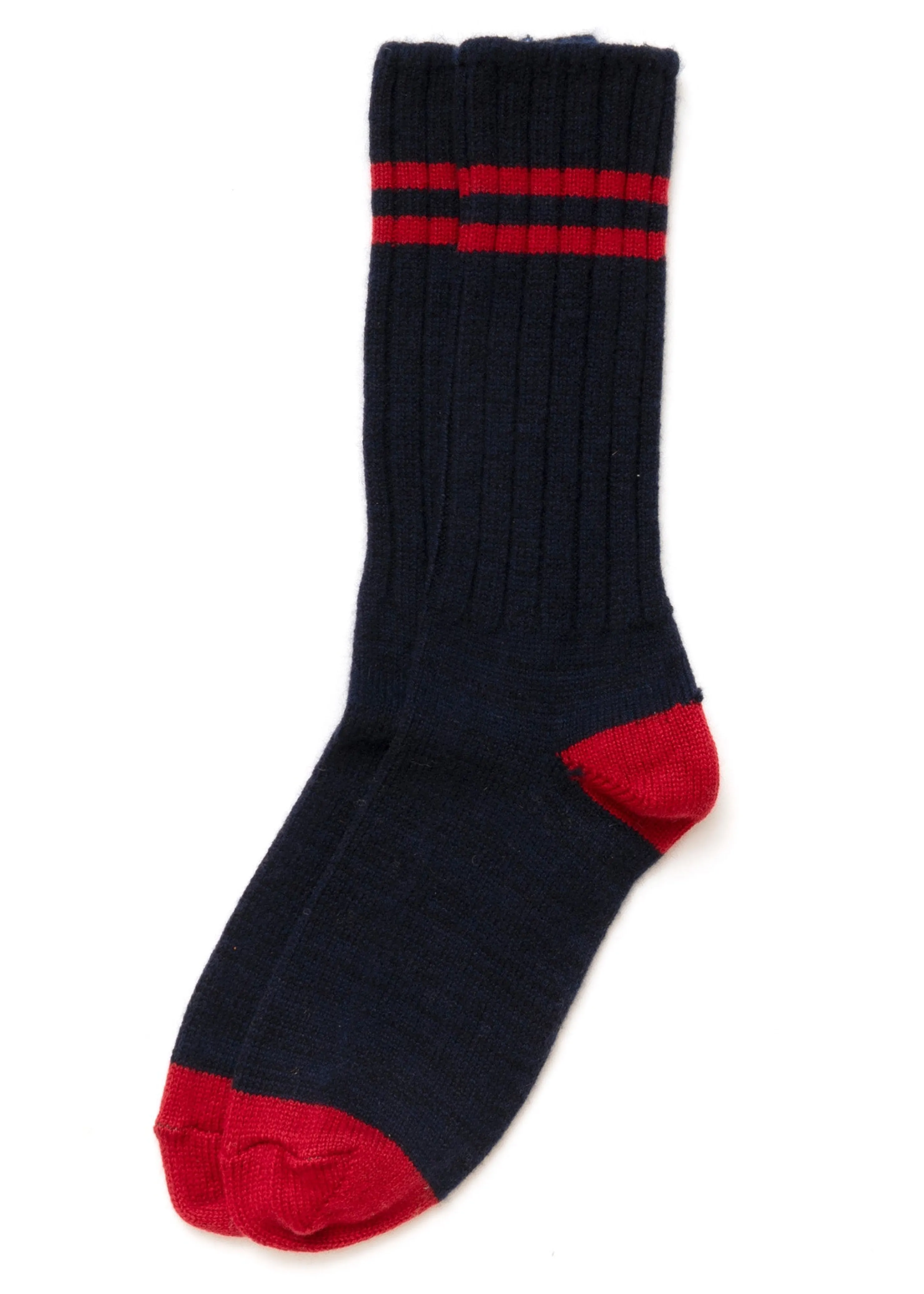 Outlet American Trench Cashmere Double Stripe Socks Men Accessories