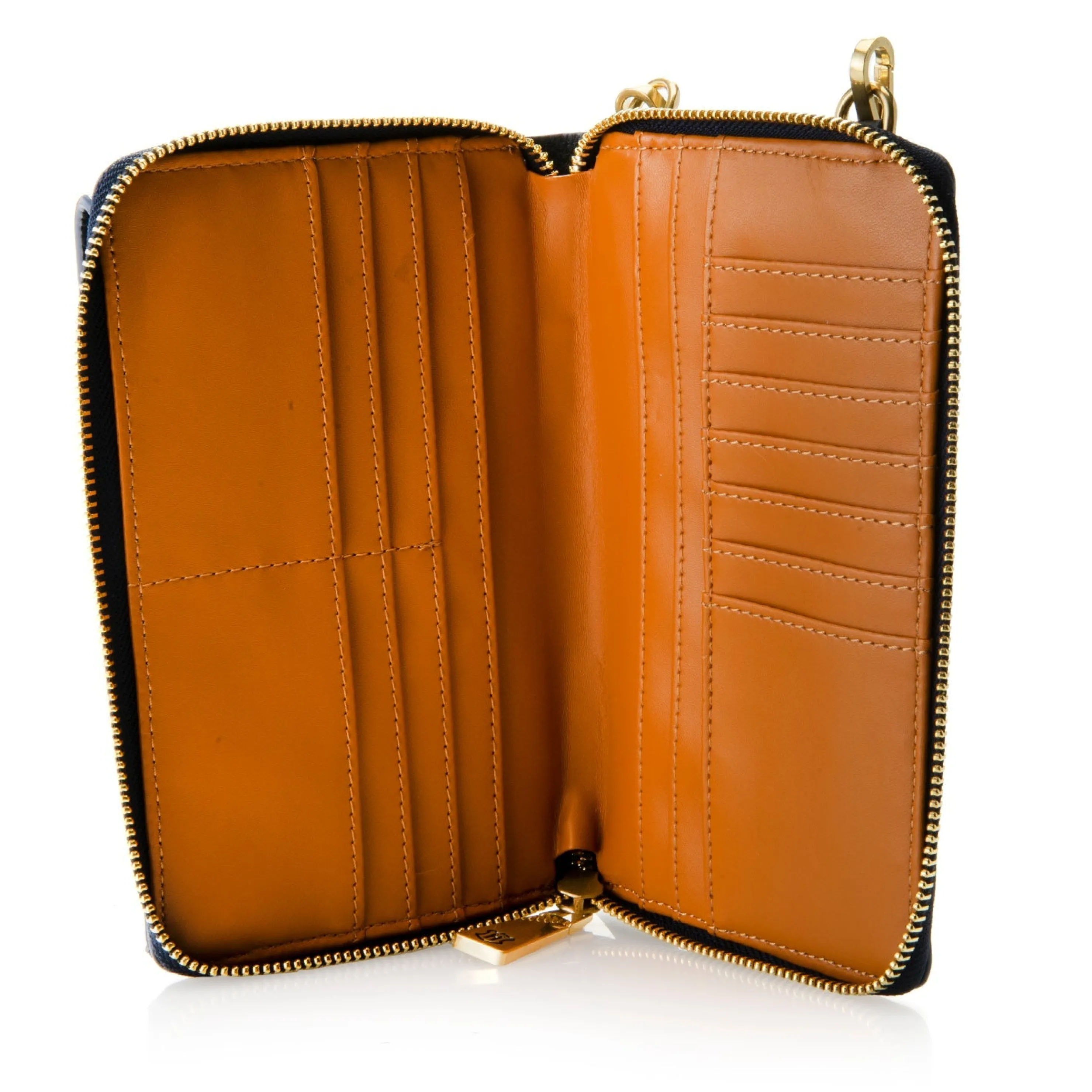 Hot Crest Quilted Leather Smartphone Carrier Crossbody