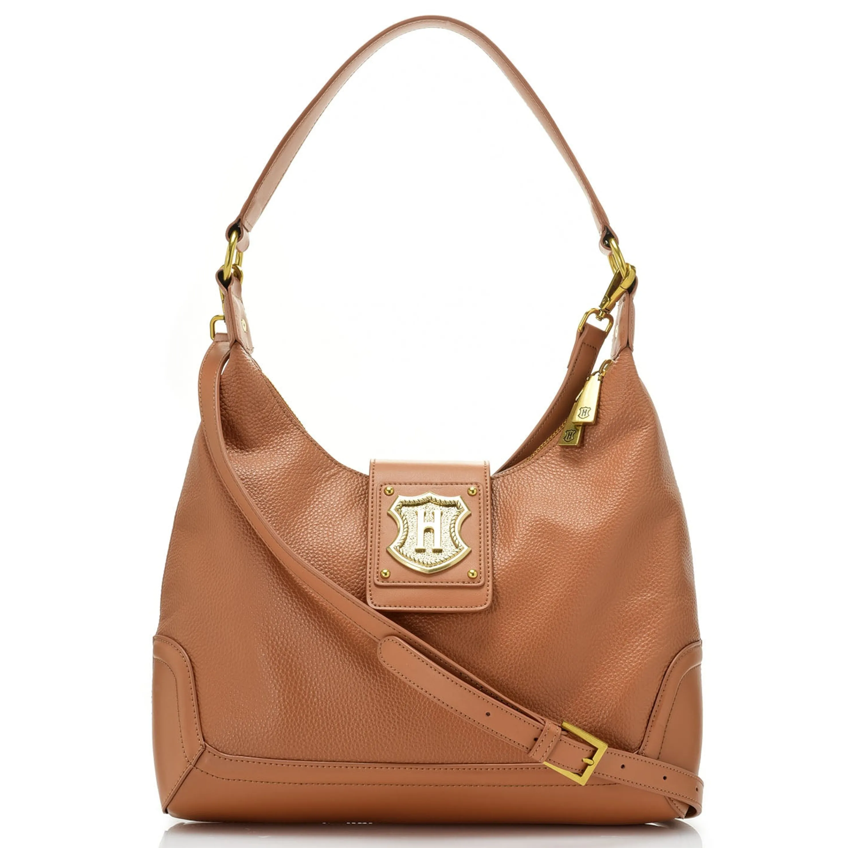 Fashion Crest Shoulder & Crossbody Leather Bag Crossbody