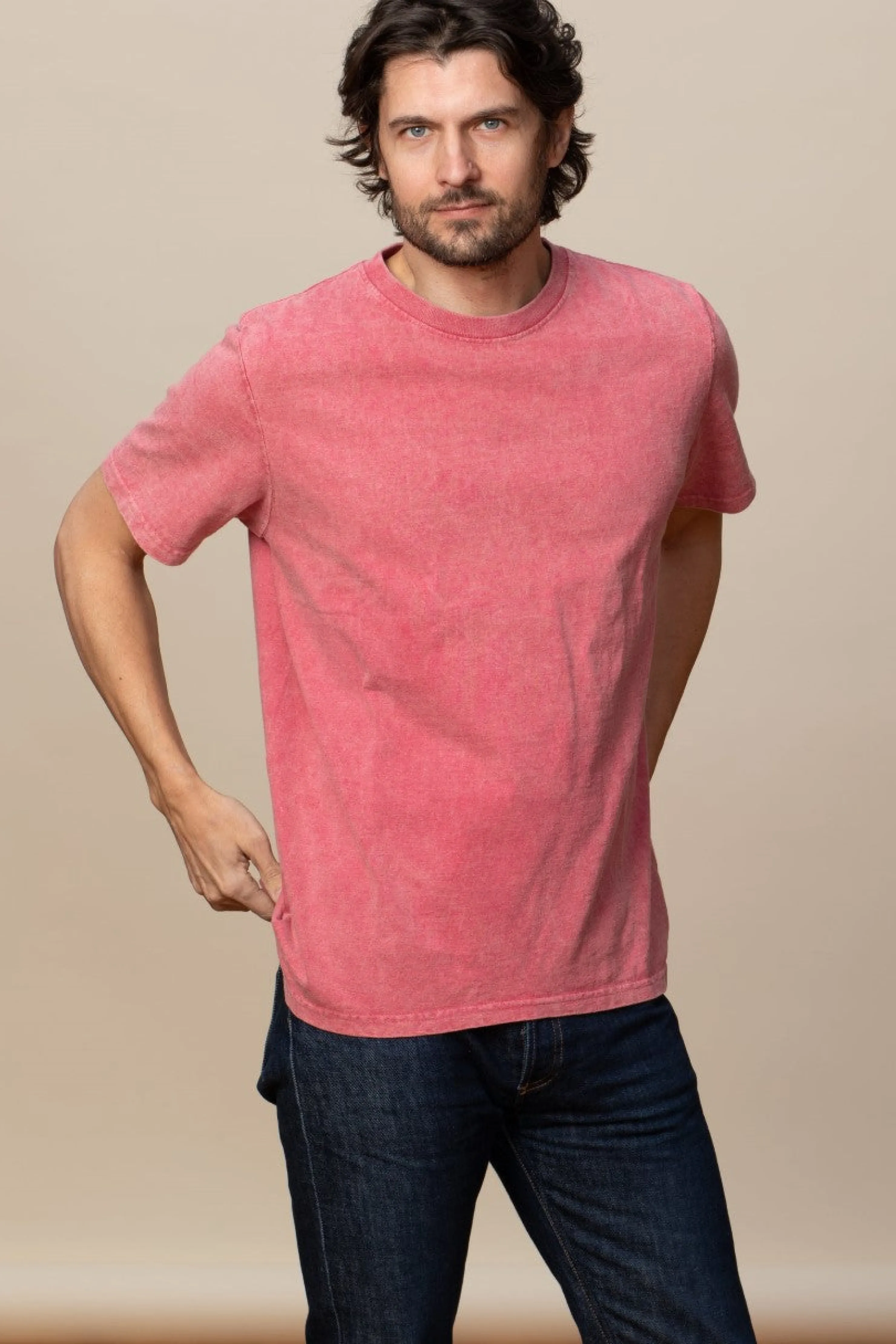 Discount Goodwear Short Sleeve Crew Neck Modern Fit Men Tops