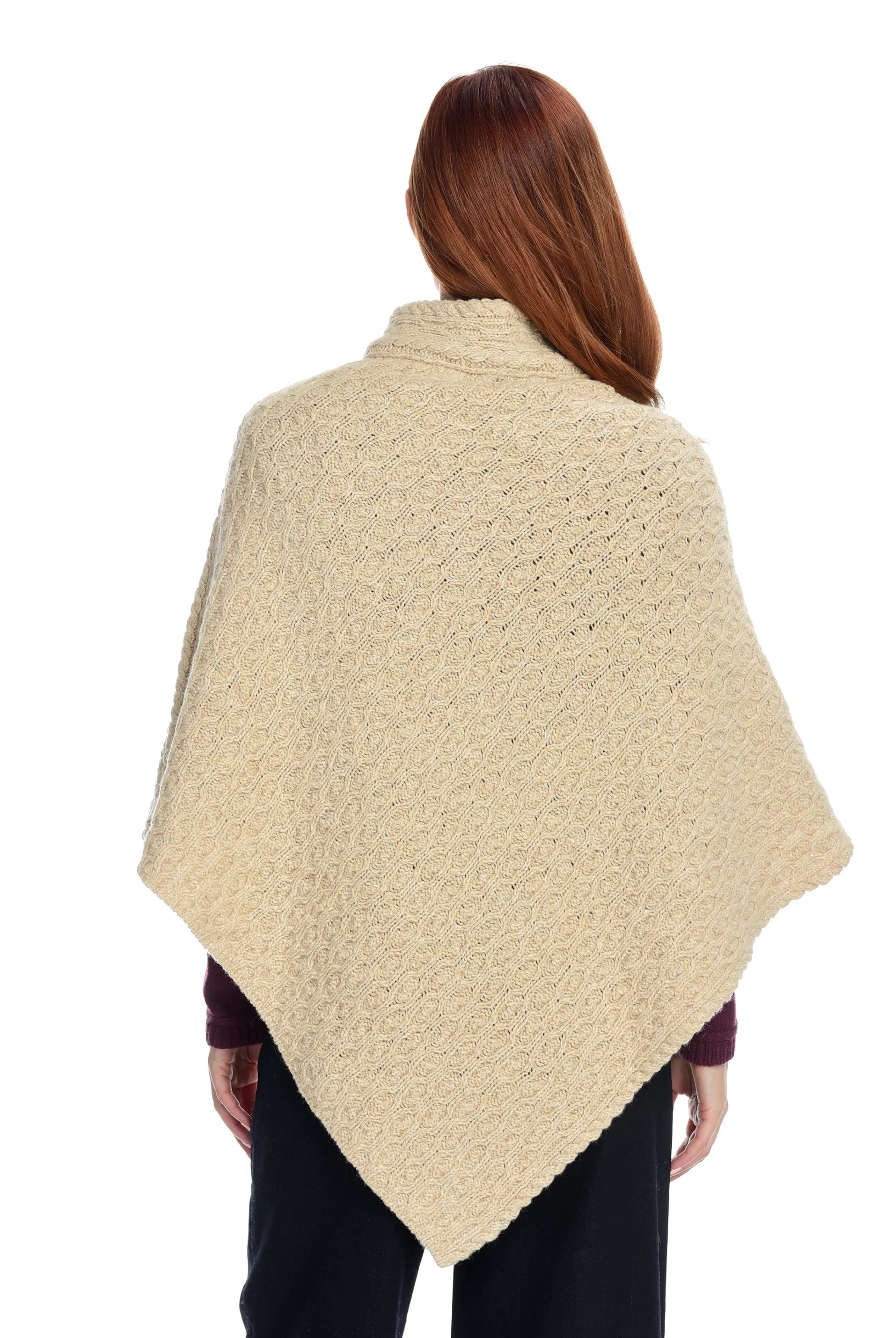 Outlet Irelandseye Newport High Neck Cable Poncho Women Accessories