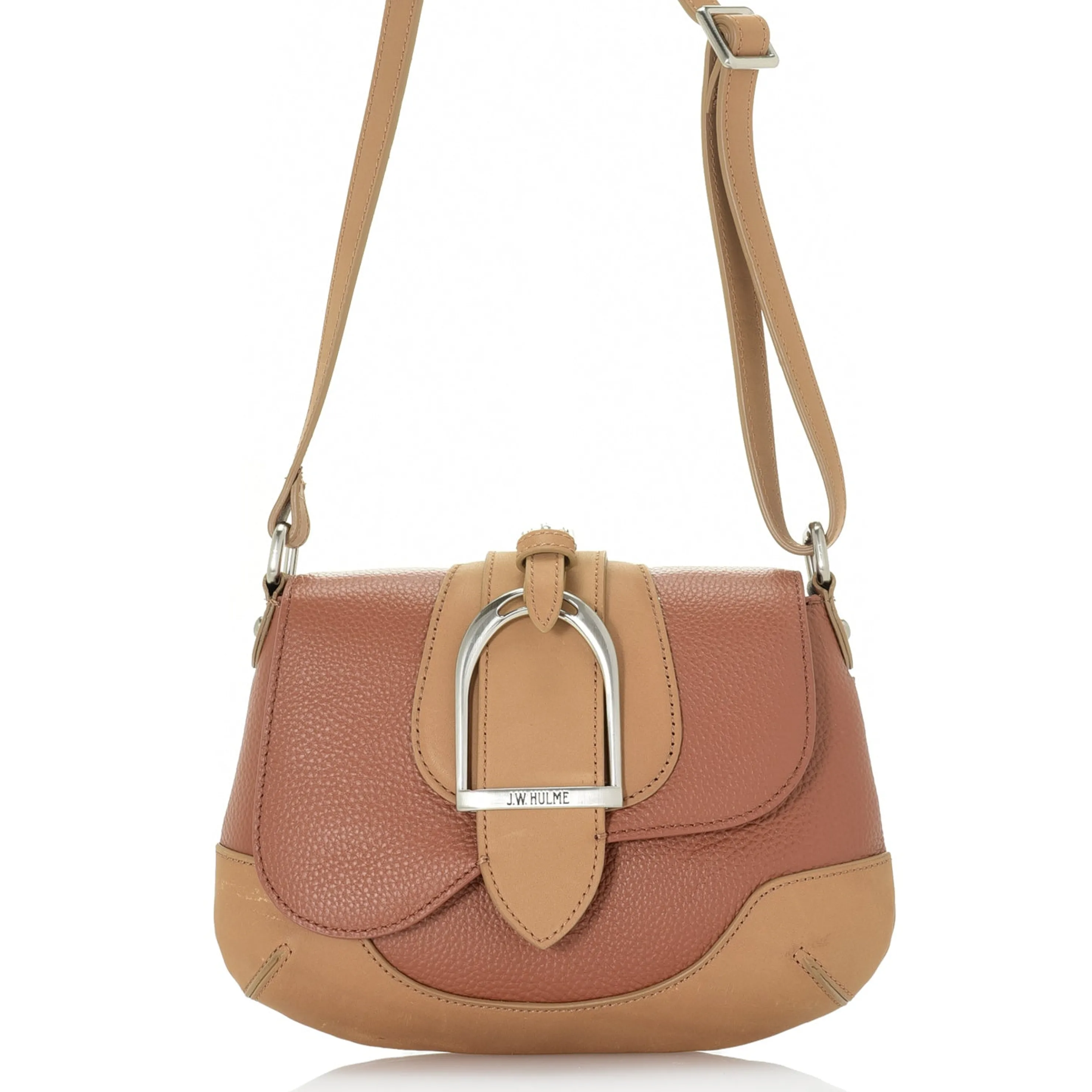 Outlet Julia Equestrian Leather Bag Crossbody