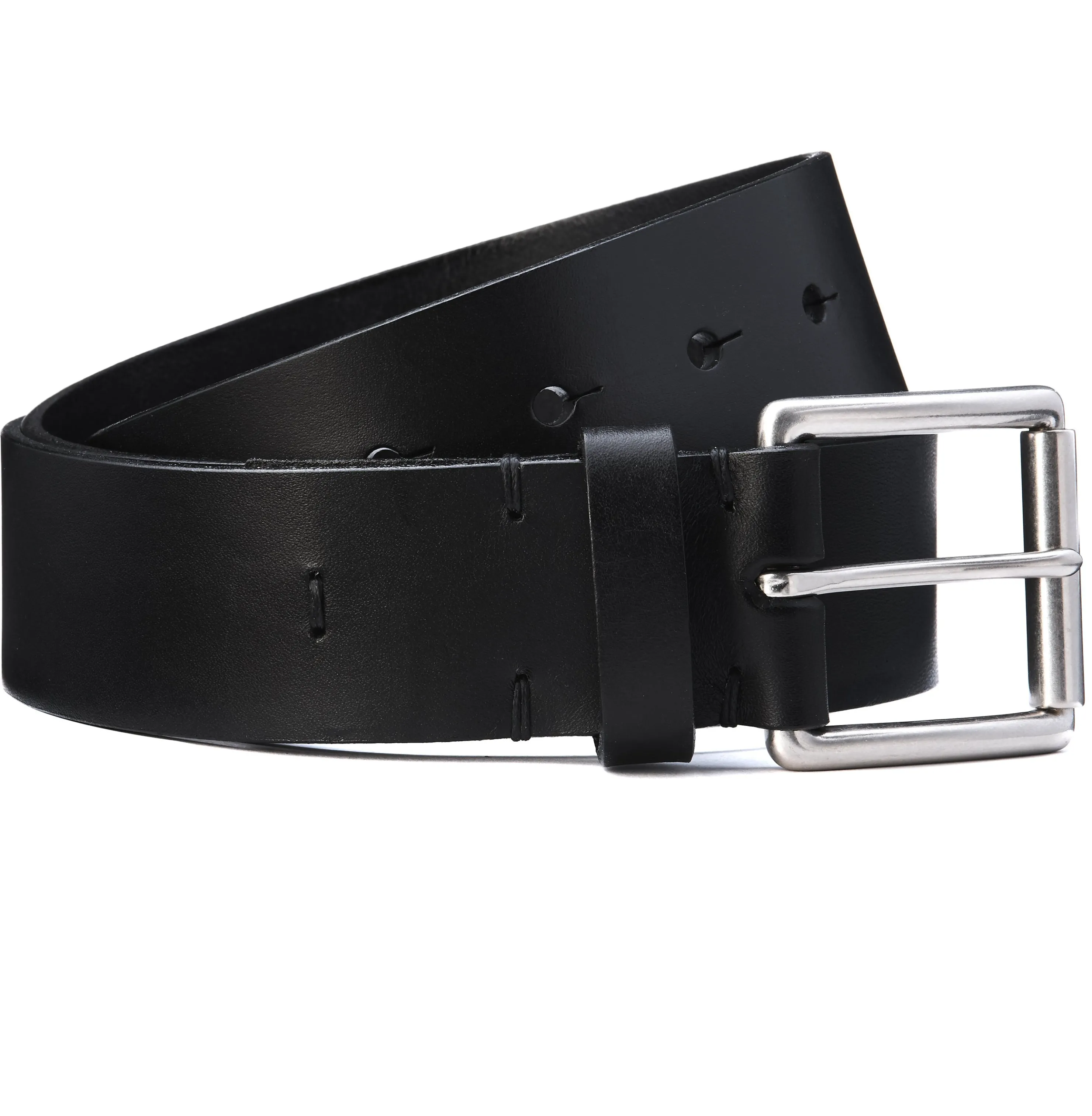 Outlet Leather Belt Hand Burnished Bridle Women Accessories