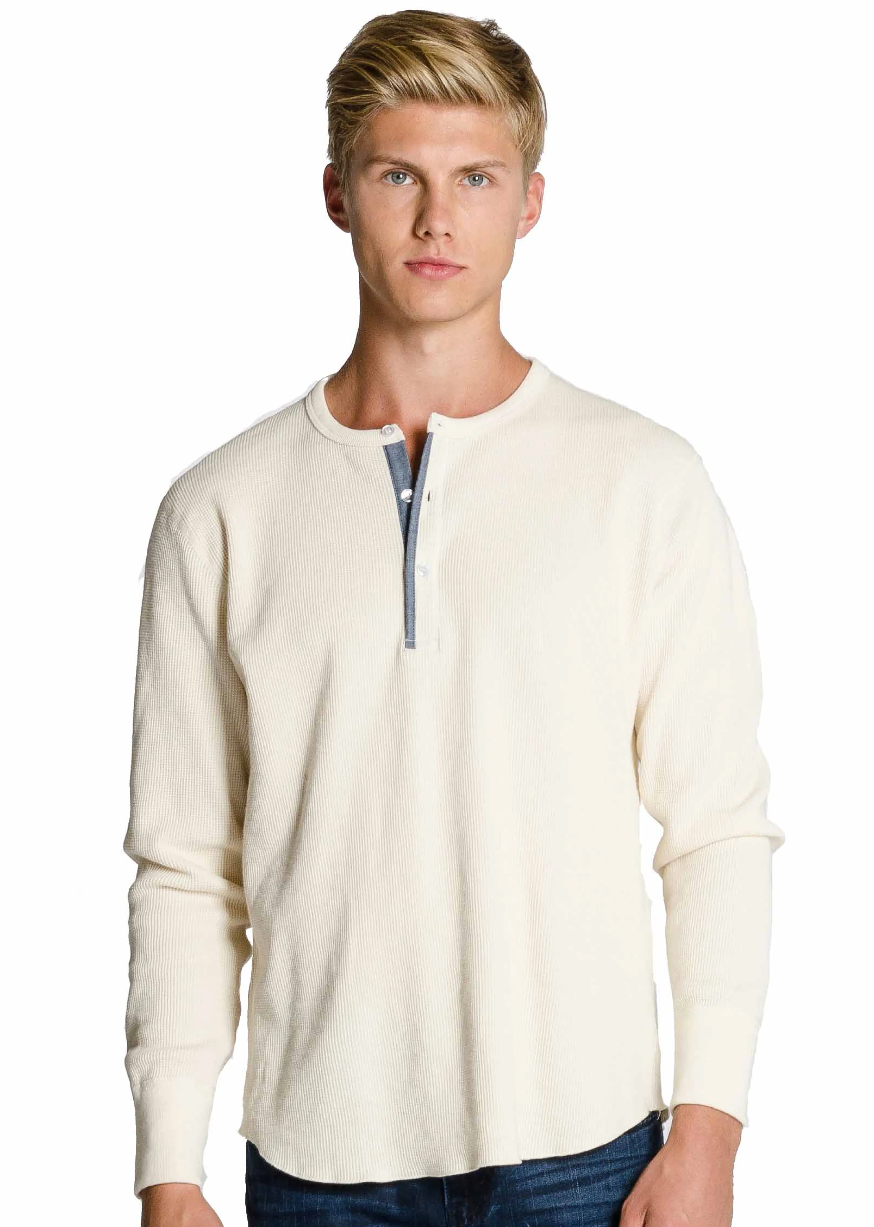 Fashion Redwood Classics Harrison 3-Button Henley Men Tops